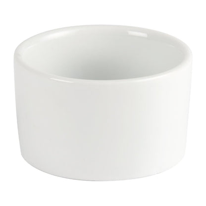 Olympia Whiteware Contemporary Ramekin - 185ml 6.25fl oz (12 Pack) (90(Ø)mm / 3.5" | Pack quantity 12) • PAS-U176