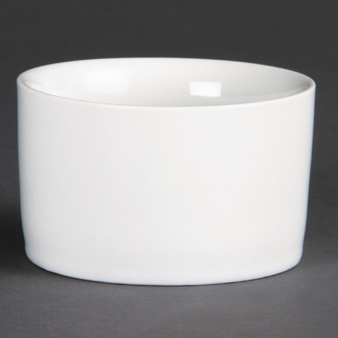 Olympia Whiteware Contemporary Ramekin - 140ml 4.75fl oz (12 Pack) (80(Ø)mm / 3" | Pack quantity 12) • PAS-U177