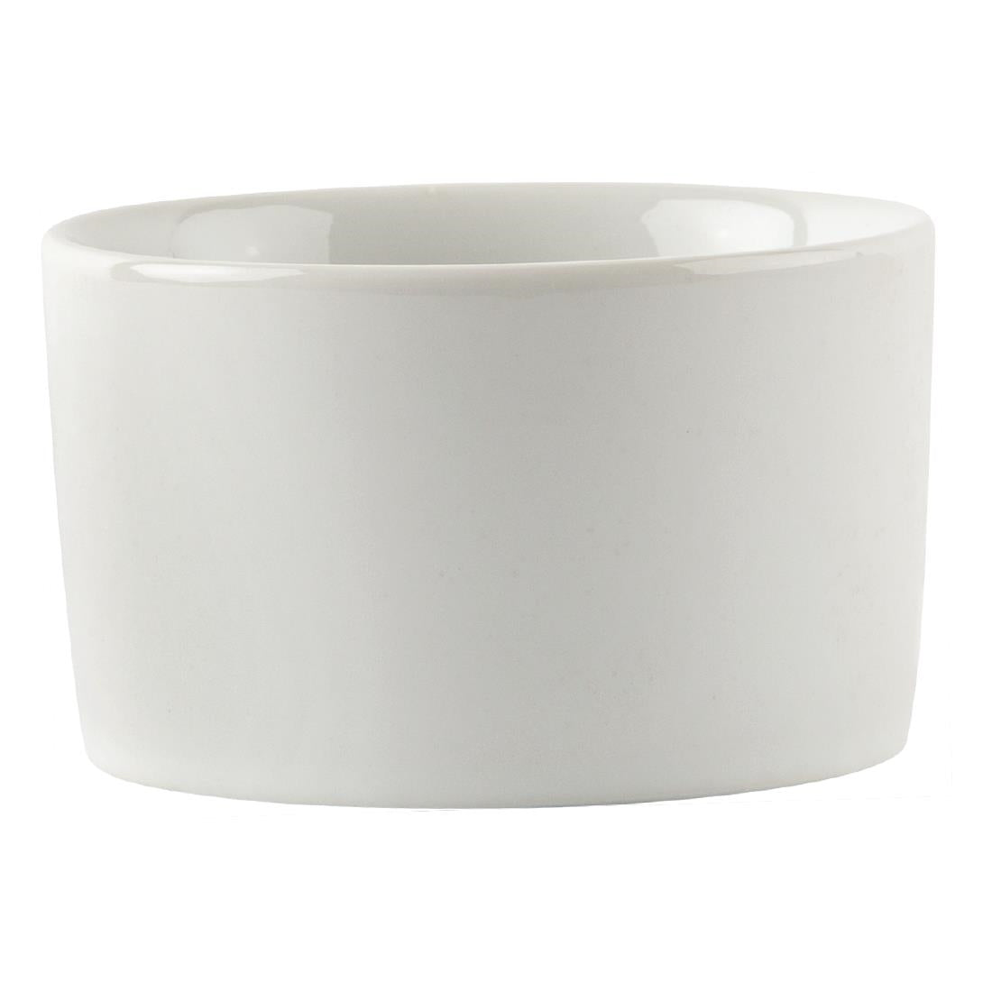 Olympia Whiteware Contemporary Ramekin - 140ml 4.75fl oz (12 Pack) (80(Ø)mm / 3" | Pack quantity 12) • PAS-U177