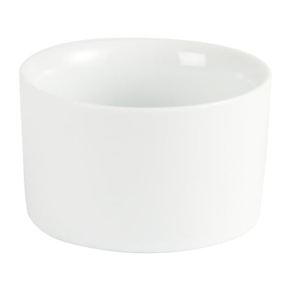 Olympia Whiteware Contemporary Ramekins 80mm (12 Pack) (Pack of 12) • PAS-U177