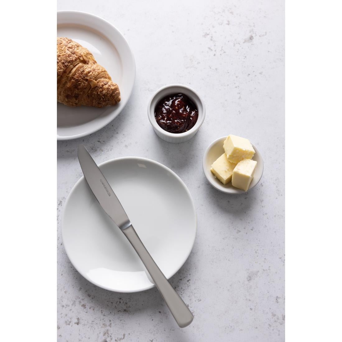 Olympia Whiteware Contemporary Ramekins 80mm (12 Pack) (Pack of 12) • PAS-U177