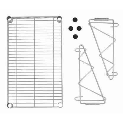 Vogue Steel Wire Wall Shelf 610mm • PAS-U200