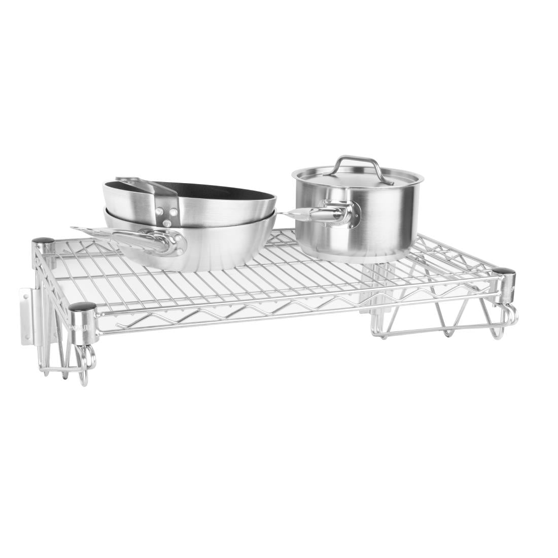 Vogue Steel Wire Wall Shelf 610mm • PAS-U200