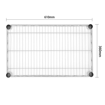 Vogue Steel Wire Wall Shelf 610mm • PAS-U200