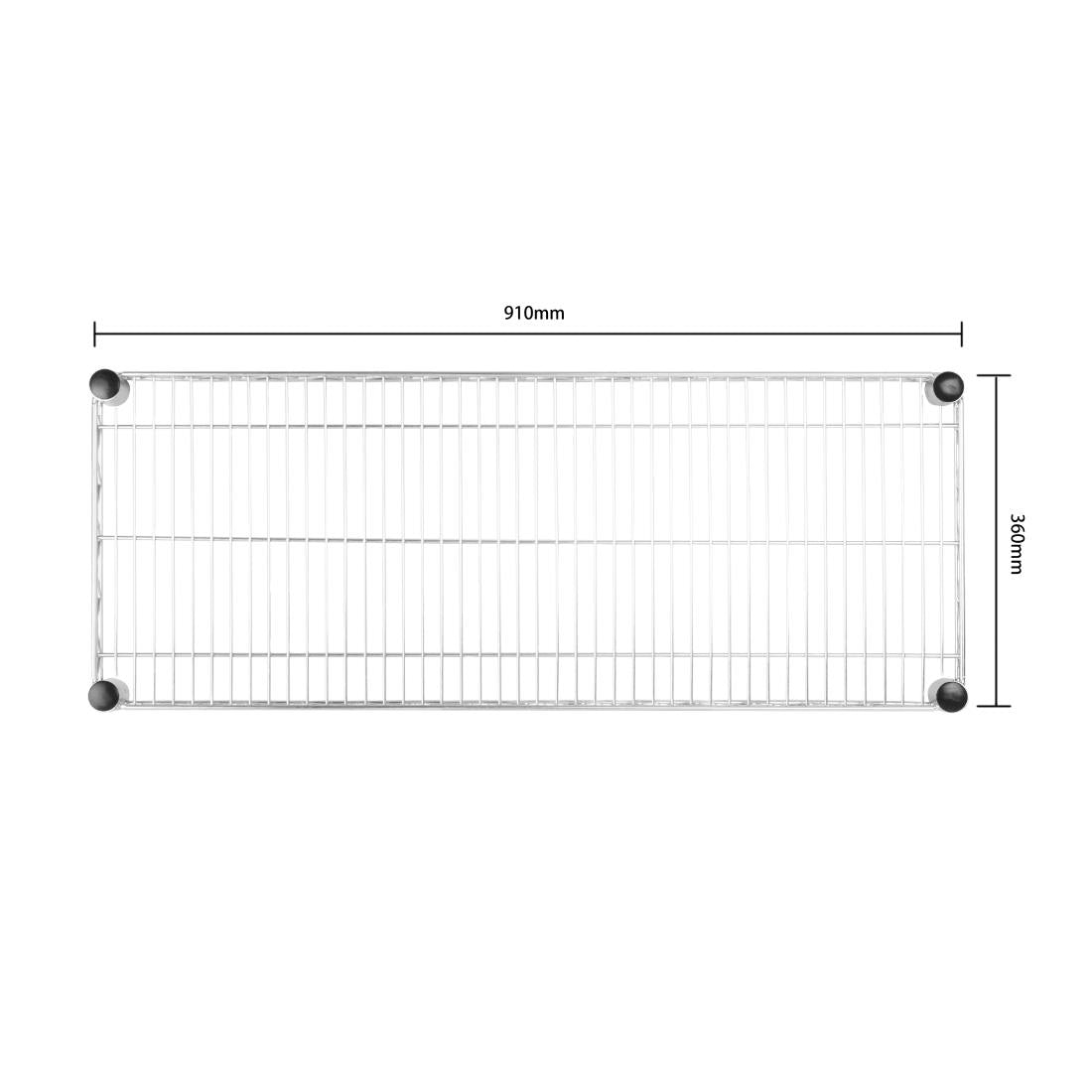Vogue Steel Wire Wall Shelf 910mm • PAS-U201