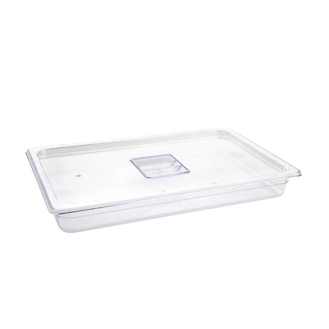 Vogue Clear Polycarbonate 1/1 Gastronorm Pan • PAS-U224