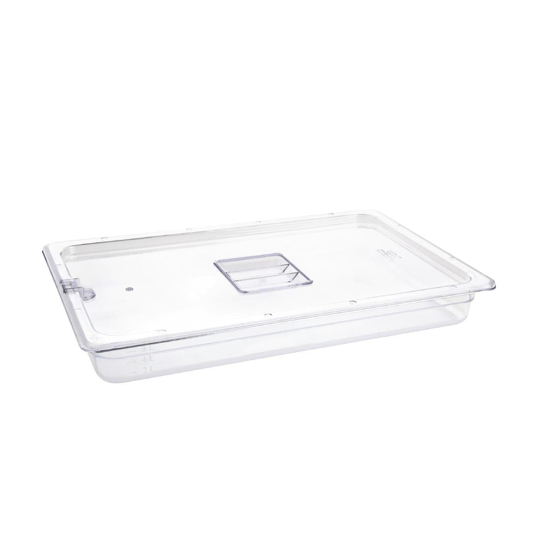 Vogue Clear Polycarbonate 1/1 Gastronorm Pan • PAS-U224