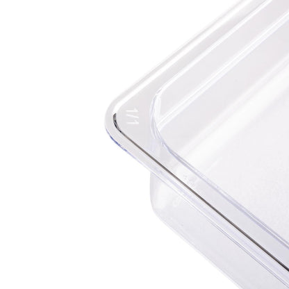 Vogue Clear Polycarbonate 1/1 Gastronorm Pan • PAS-U227