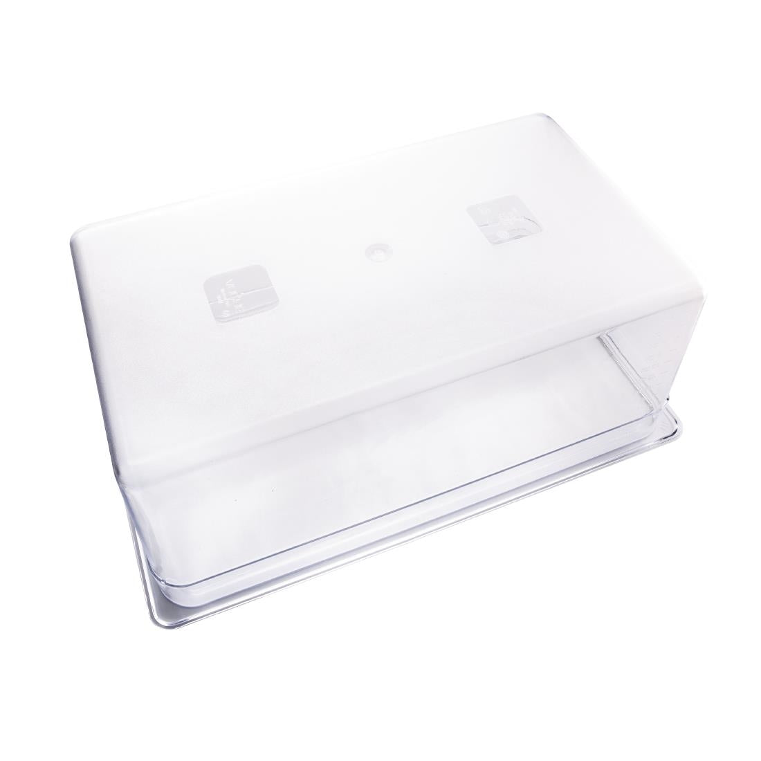 Vogue Clear Polycarbonate 1/1 Gastronorm Pan • PAS-U227