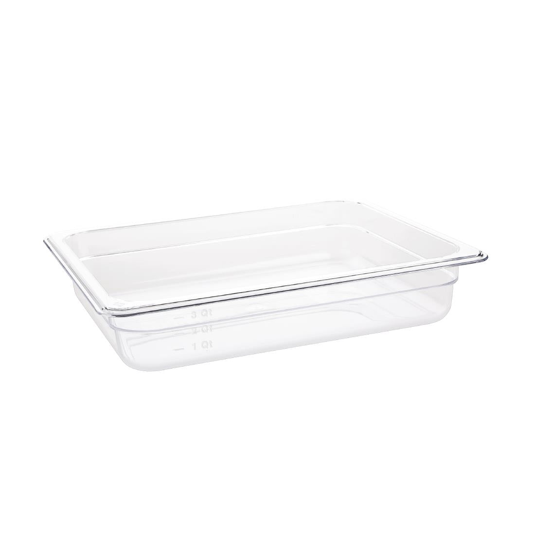 Vogue Clear Polycarbonate 1/2 Gastronorm Pan • PAS-U228