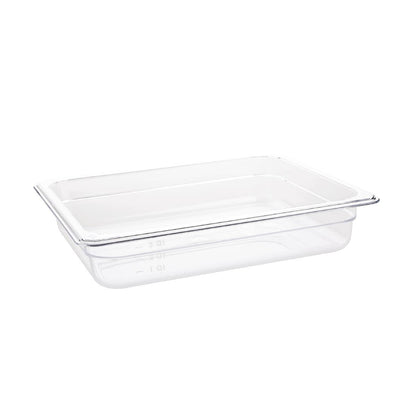 Vogue Clear Polycarbonate 1/2 Gastronorm Pan • PAS-U228