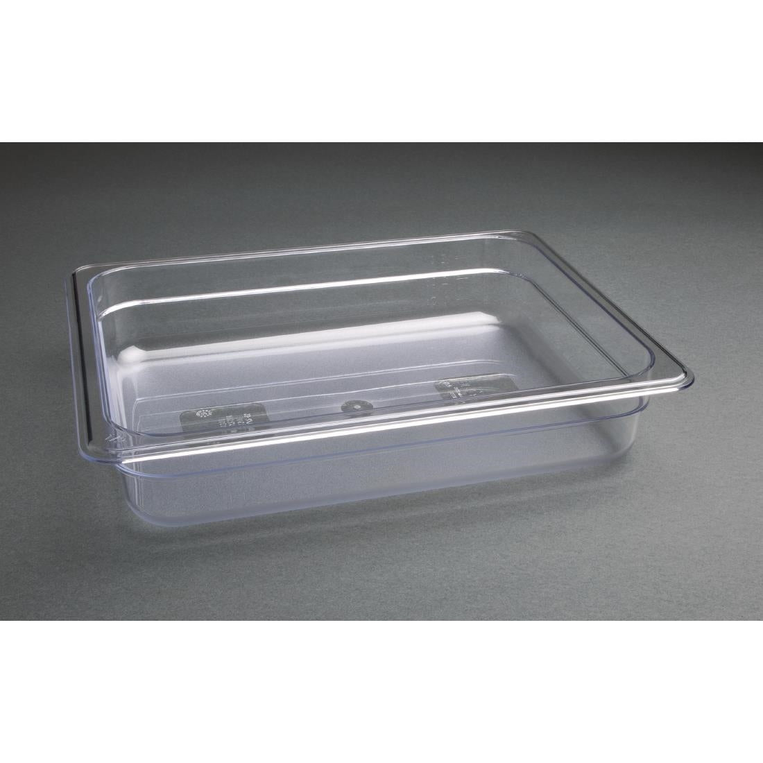 Vogue Clear Polycarbonate 1/2 Gastronorm Pan • PAS-U228