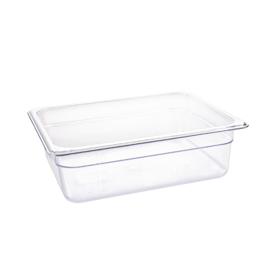 Vogue Clear Polycarbonate - GN 1/2 100mm • PAS-U229