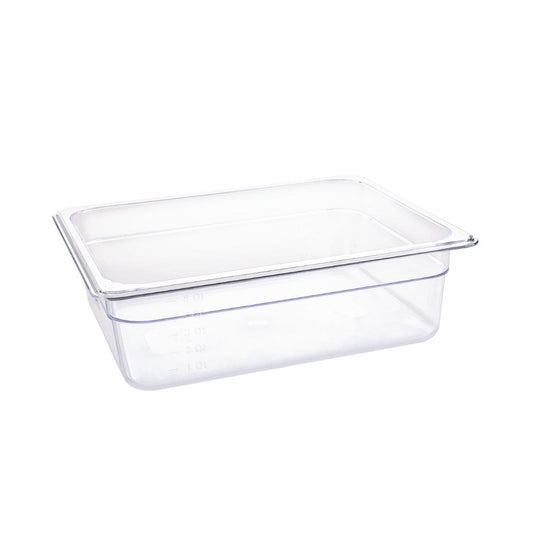 Vogue Clear Polycarbonate 1/2 Gastronorm Pan • PAS-U229