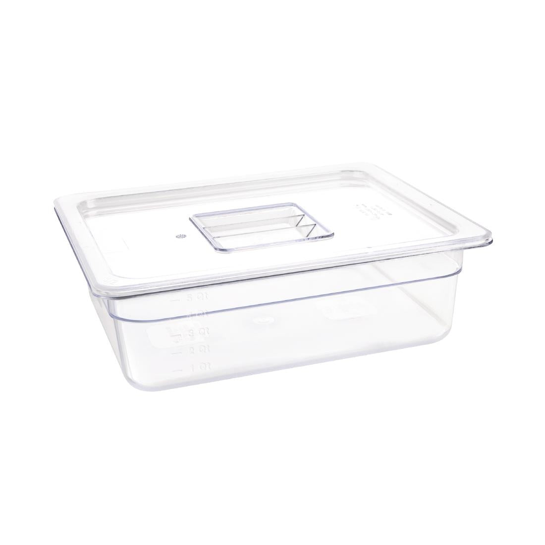 Vogue Clear Polycarbonate - GN 1/2 100mm • PAS-U229