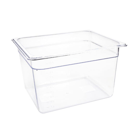 Vogue Clear Polycarbonate 1/2 Gastronorm Pan • PAS-U231