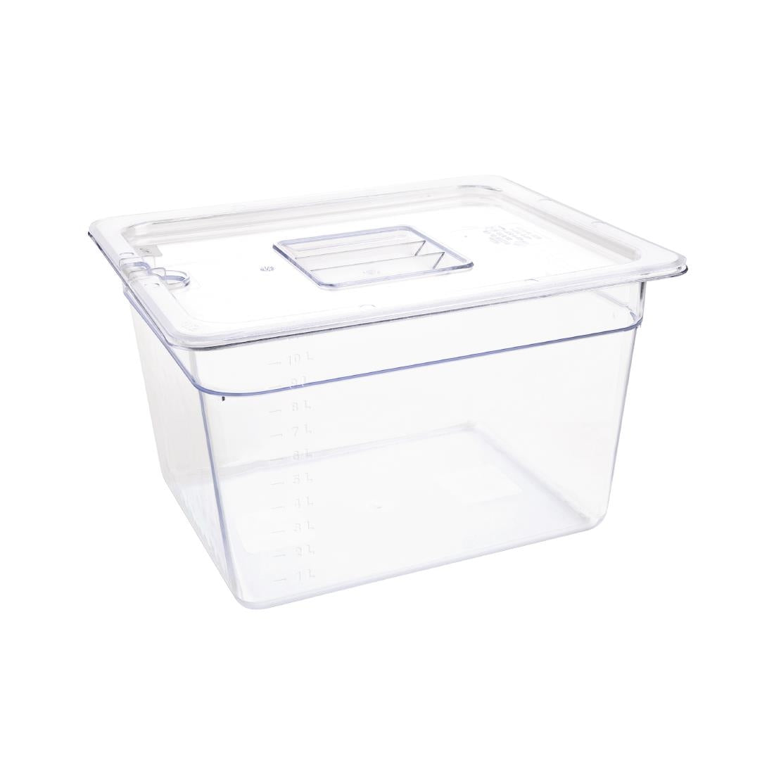 Vogue Clear Polycarbonate 1/2 Gastronorm Pan • PAS-U231