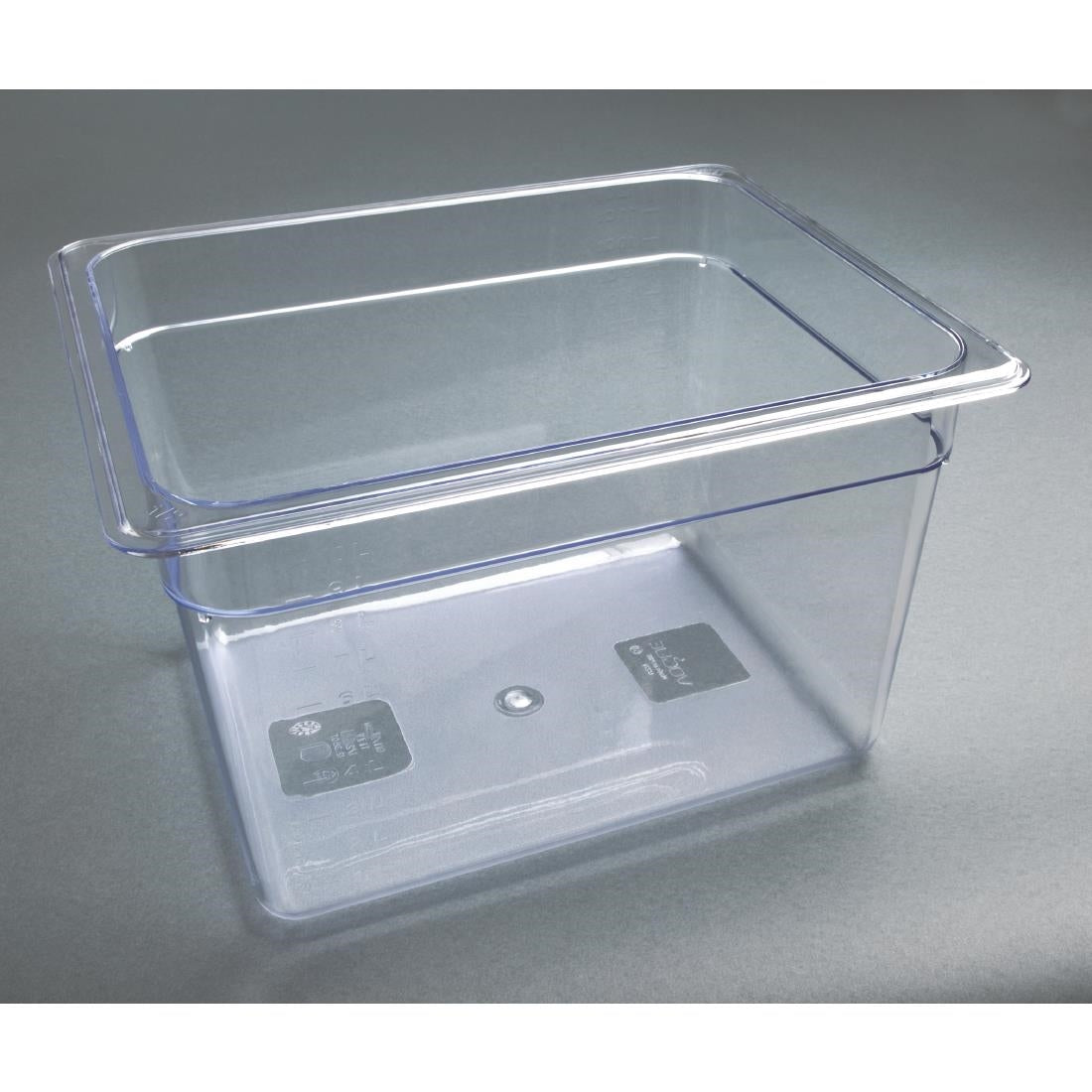 Vogue Clear Polycarbonate 1/2 Gastronorm Pan • PAS-U231