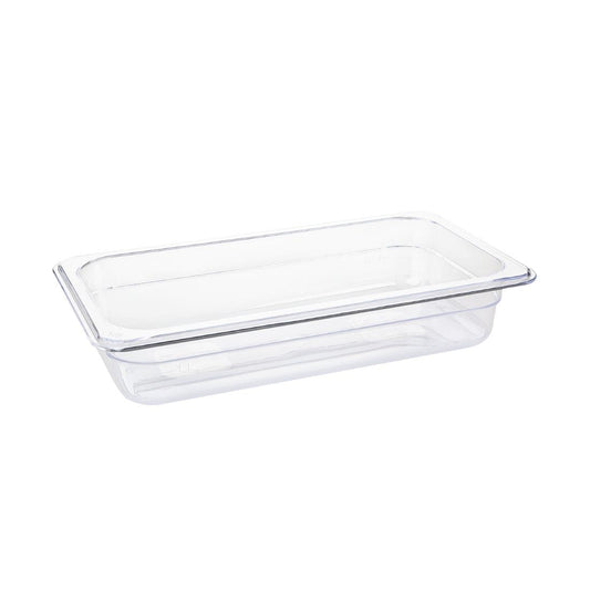 Vogue Clear Polycarbonate 1/3 Gastronorm Pan • PAS-U232