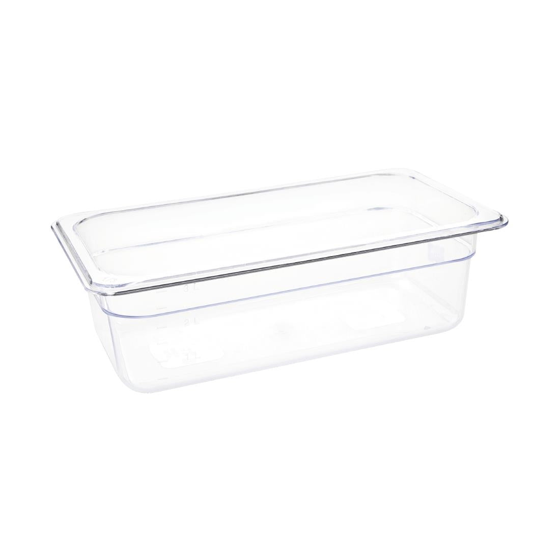 Vogue Clear Polycarbonate 1/3 Gastronorm Pan • PAS-U233