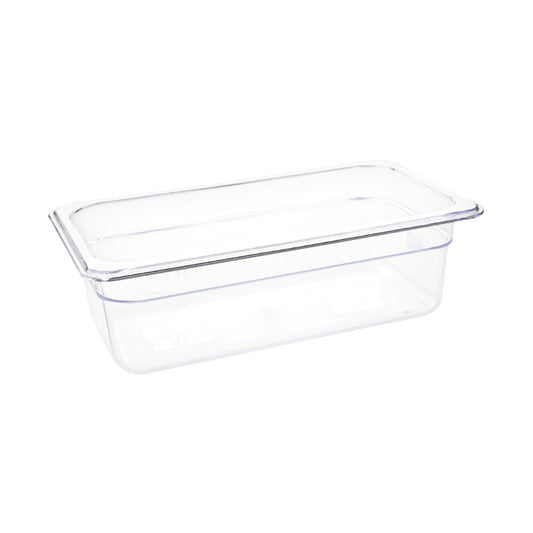 Vogue Clear Polycarbonate 1/3 Gastronorm Pan • PAS-U233
