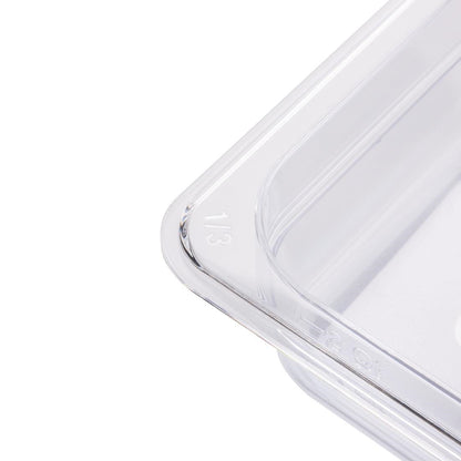 Vogue Clear Polycarbonate 1/3 Gastronorm Pan • PAS-U233