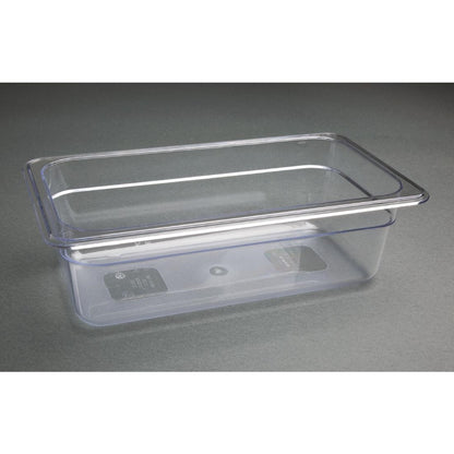 Vogue Clear Polycarbonate 1/3 Gastronorm Pan • PAS-U233
