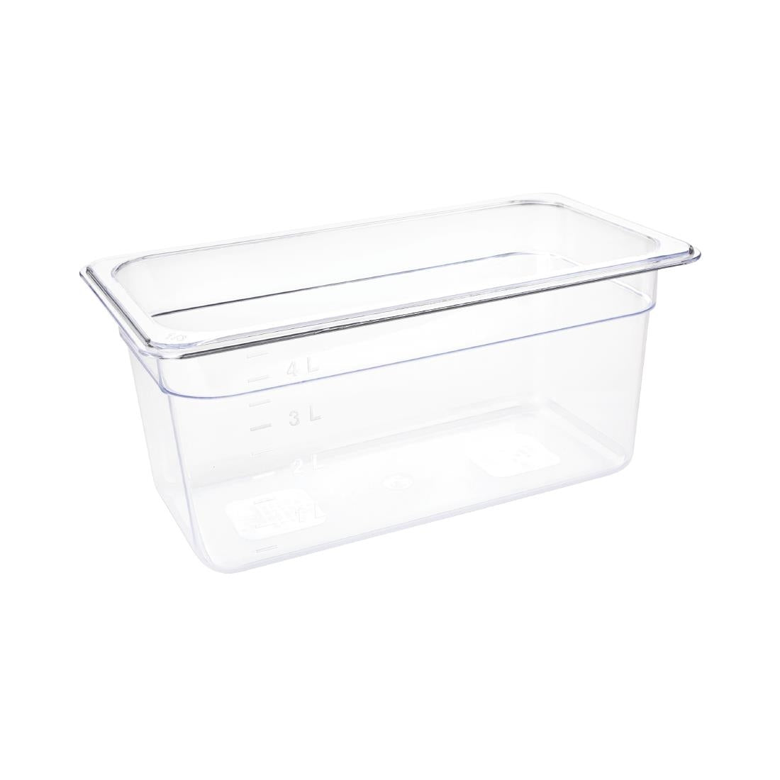 Vogue Clear Polycarbonate 1/3 Gastronorm Pan • PAS-U234