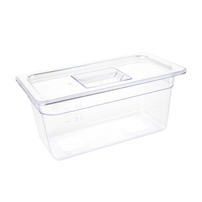 Vogue Clear Polycarbonate 1/3 Gastronorm Pan • PAS-U234