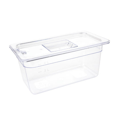 Vogue Clear Polycarbonate 1/3 Gastronorm Pan • PAS-U234
