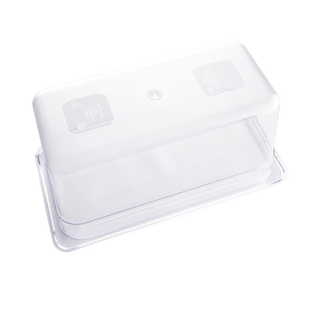 Vogue Clear Polycarbonate 1/3 Gastronorm Pan • PAS-U234
