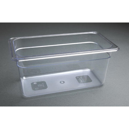 Vogue Clear Polycarbonate 1/3 Gastronorm Pan • PAS-U234