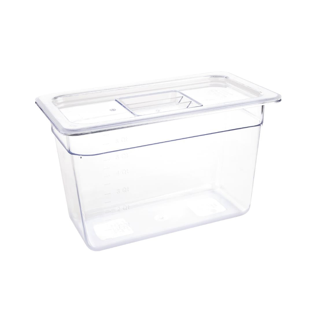 Vogue Clear Polycarbonate 1/3 Gastronorm Pan • PAS-U235