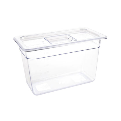Vogue Clear Polycarbonate 1/3 Gastronorm Pan • PAS-U235