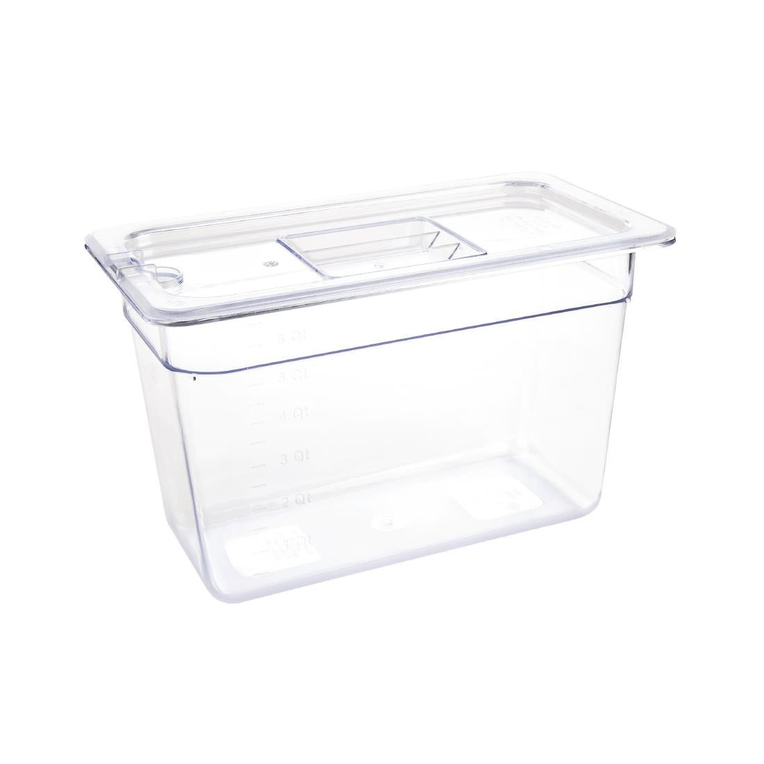 Vogue Clear Polycarbonate 1/3 Gastronorm Pan • PAS-U235
