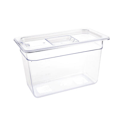 Vogue Clear Polycarbonate 1/3 Gastronorm Pan • PAS-U235