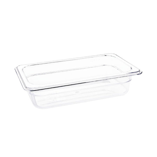 Vogue Clear Polycarbonate 1/4 Gastronorm Pan • PAS-U236