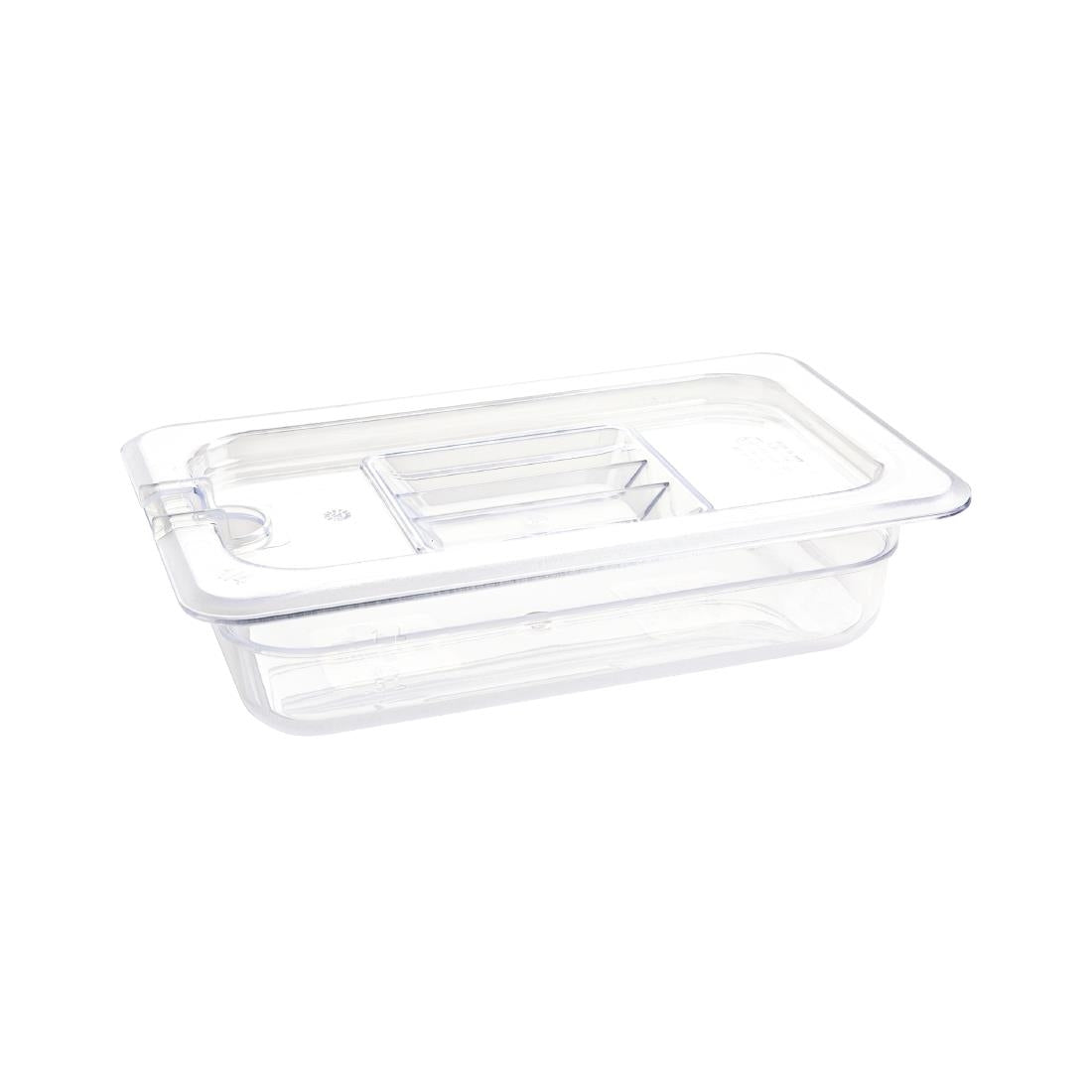 Vogue Clear Polycarbonate 1/4 Gastronorm Pan • PAS-U236