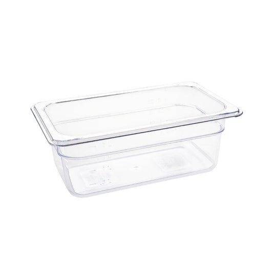 Vogue Clear Polycarbonate 1/4 Gastronorm Pan • PAS-U237
