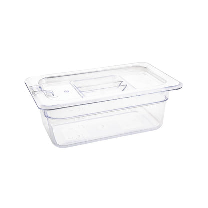 Vogue Clear Polycarbonate 1/4 Gastronorm Pan • PAS-U237