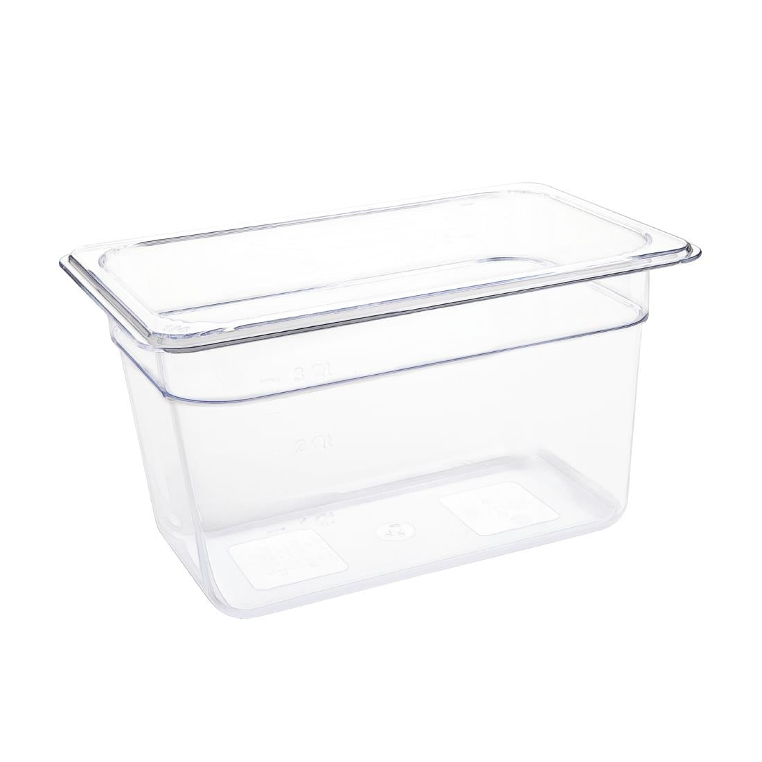 Vogue Clear Polycarbonate 1/4 Gastronorm Pan • PAS-U238