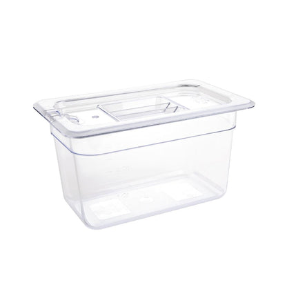 Vogue Clear Polycarbonate 1/4 Gastronorm Pan • PAS-U238