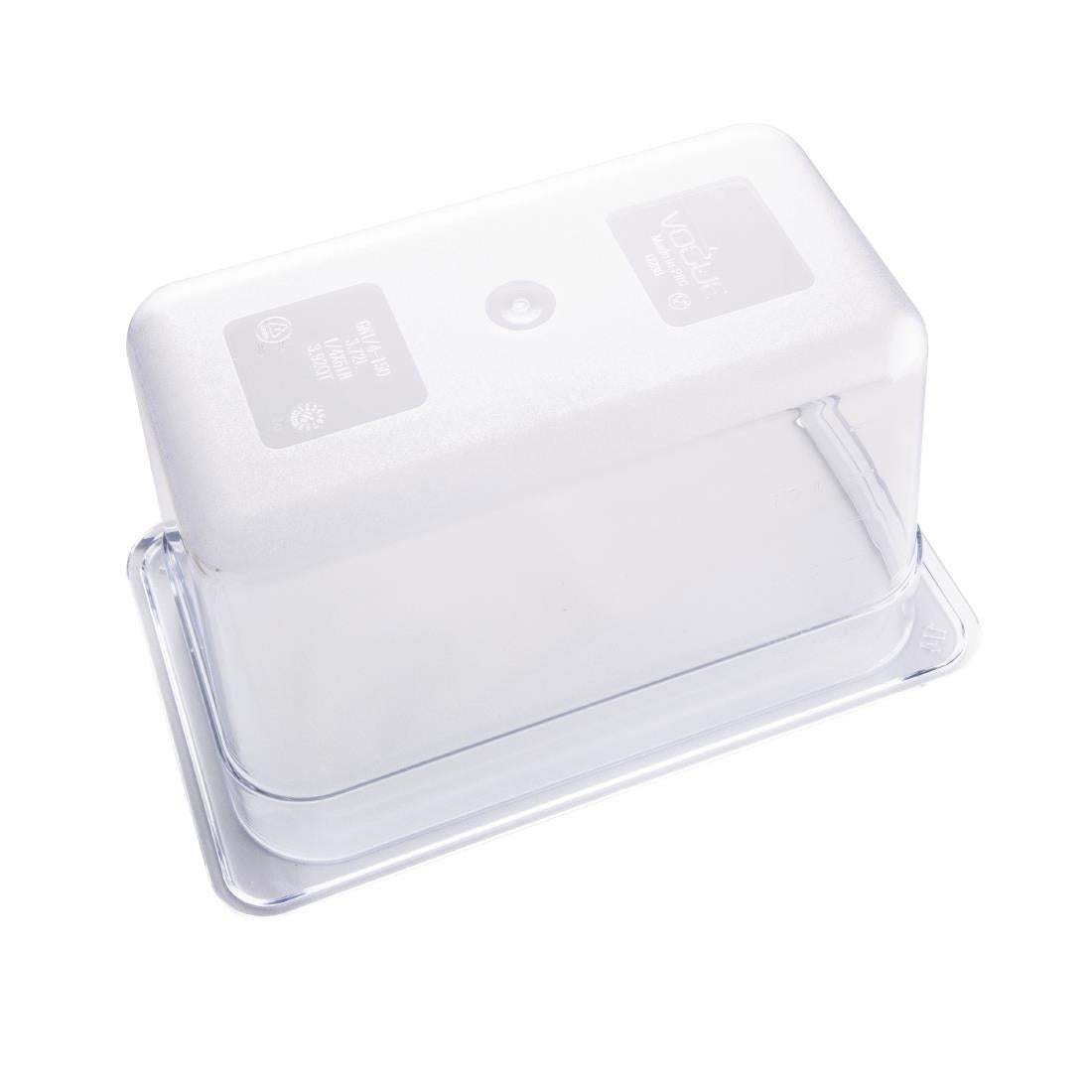 Vogue Clear Polycarbonate 1/4 Gastronorm Pan • PAS-U238