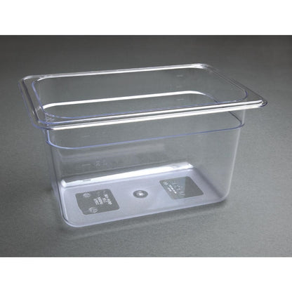 Vogue Clear Polycarbonate 1/4 Gastronorm Pan • PAS-U238