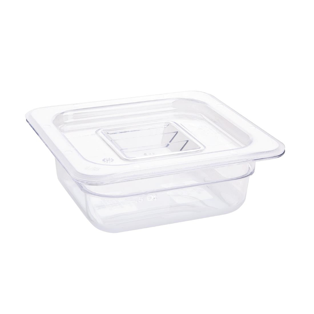 Vogue Clear Polycarbonate 1/6 Gastronorm Pan • PAS-U239
