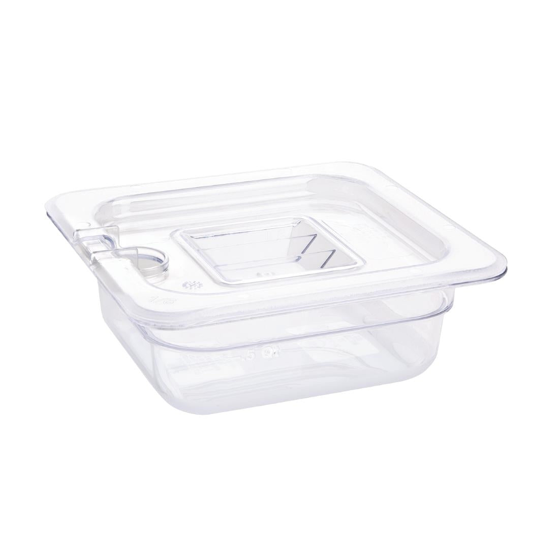 Vogue Clear Polycarbonate 1/6 Gastronorm Pan • PAS-U239