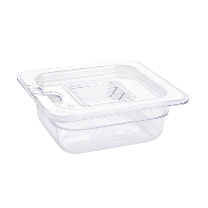 Vogue Clear Polycarbonate 1/6 Gastronorm Pan • PAS-U239