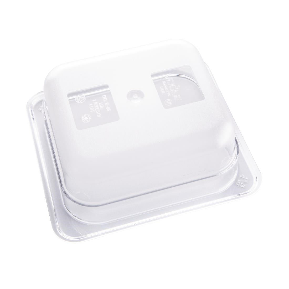 Vogue Clear Polycarbonate 1/6 Gastronorm Pan • PAS-U239