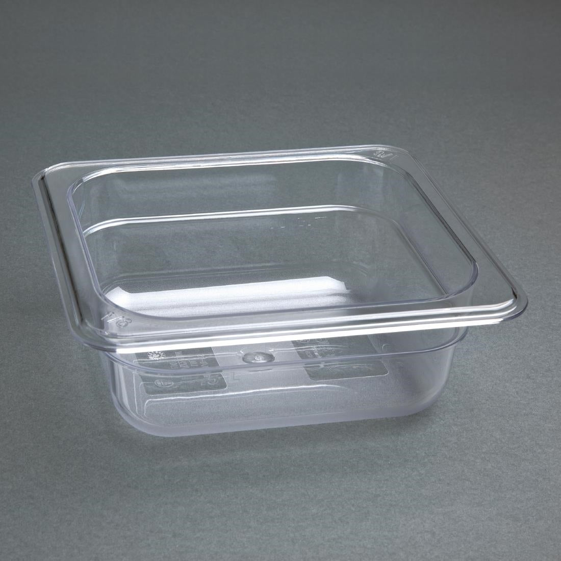 Vogue Clear Polycarbonate 1/6 Gastronorm Pan • PAS-U239