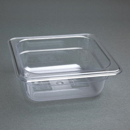 Vogue Clear Polycarbonate 1/6 Gastronorm Pan • PAS-U239